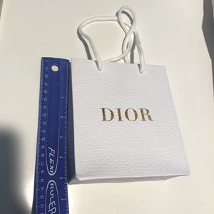 Dior Jewelry Paper Gift Bag 6x5”